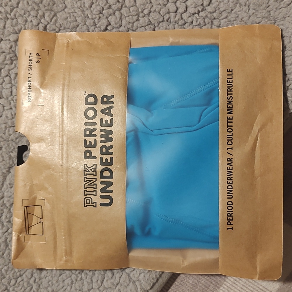 Victoria's Secret Pink Period Underwear Small Boyshort